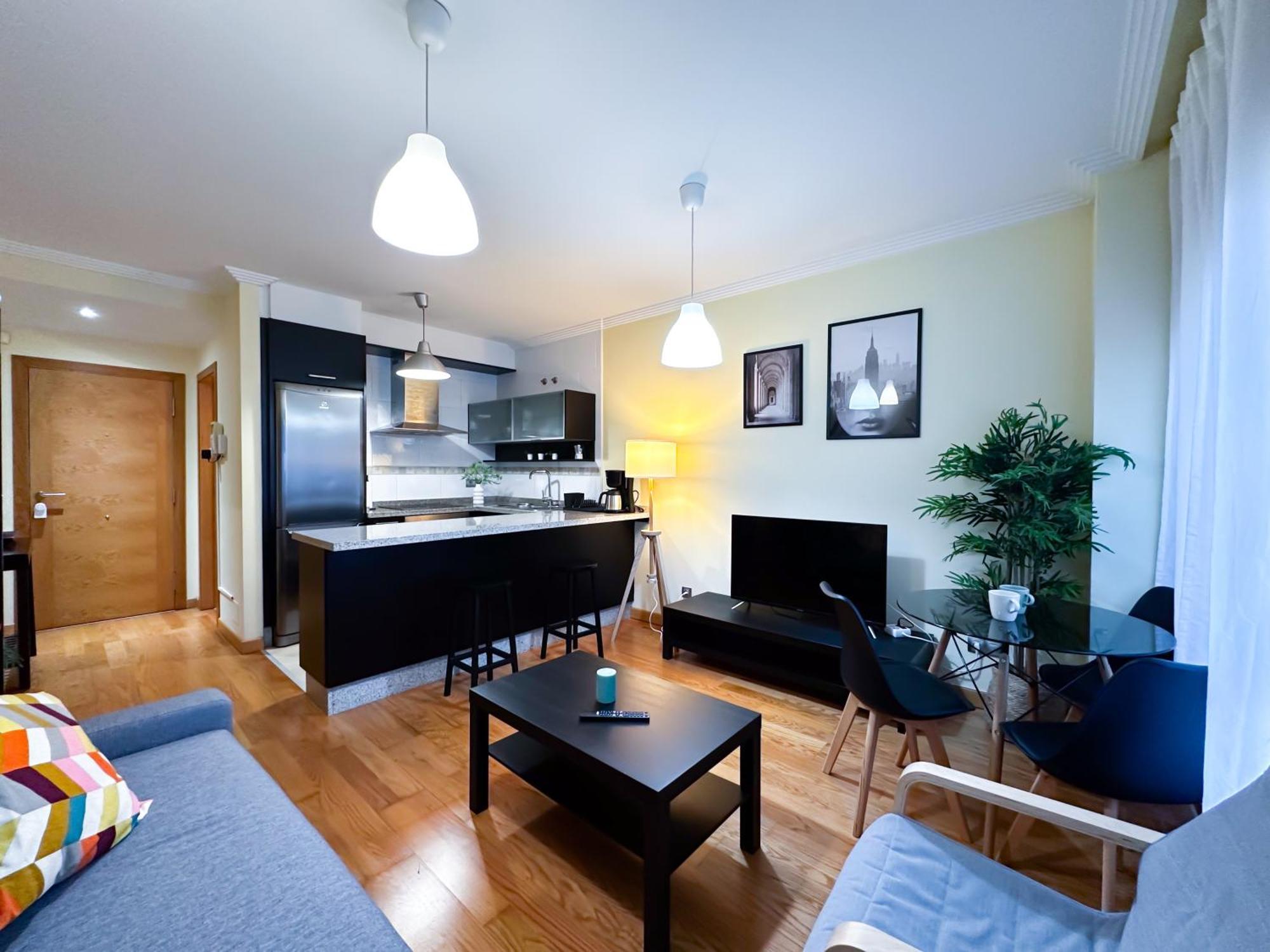 Apartamento Con Garaje, Centrico Y Luminoso Pontevedra Esterno foto