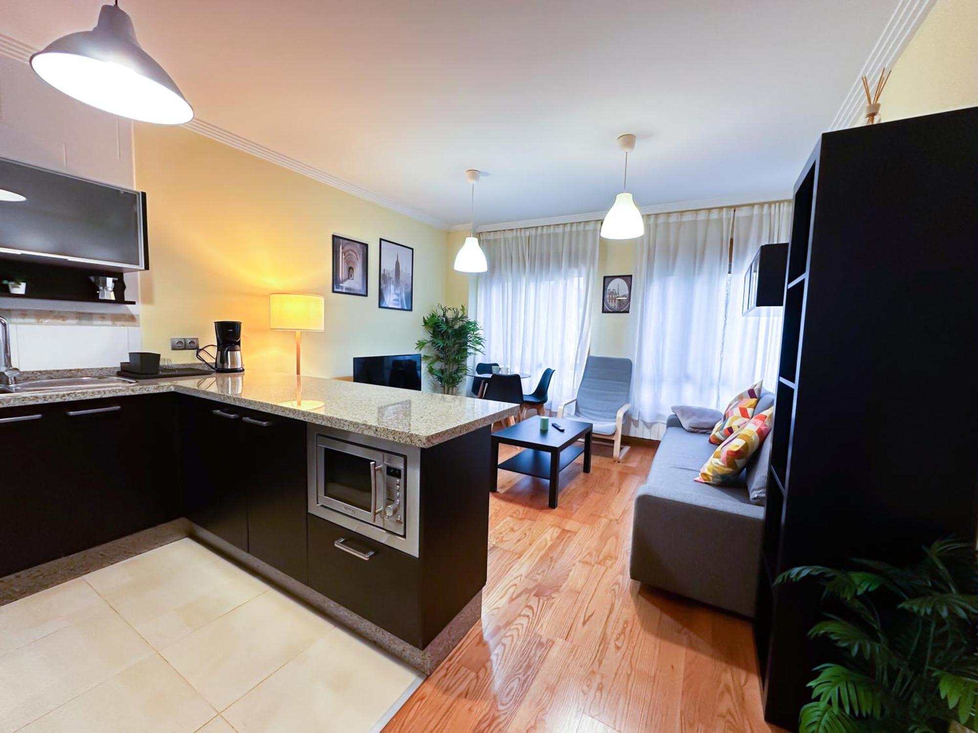 Apartamento Con Garaje, Centrico Y Luminoso Pontevedra Esterno foto