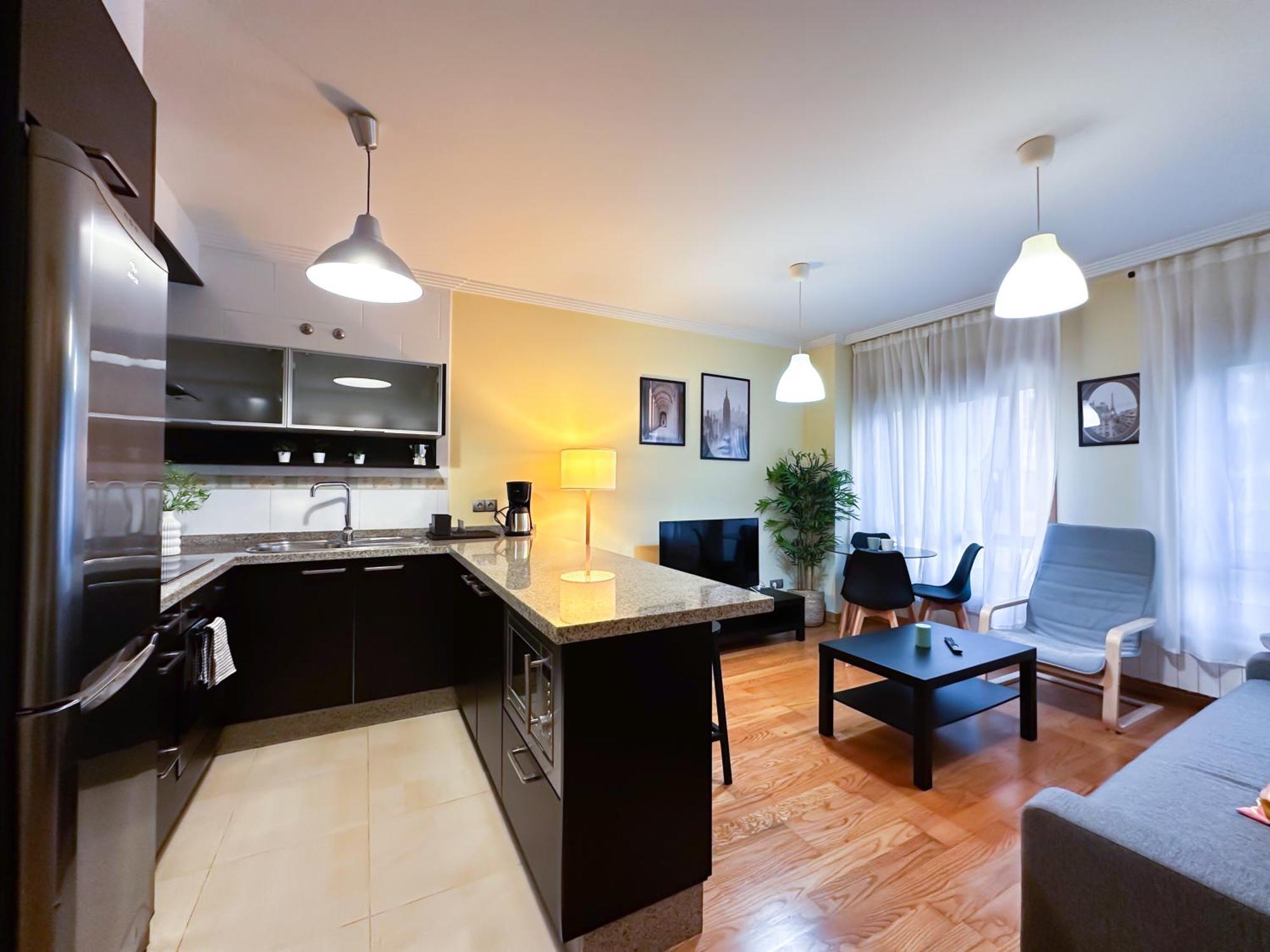 Apartamento Con Garaje, Centrico Y Luminoso Pontevedra Esterno foto